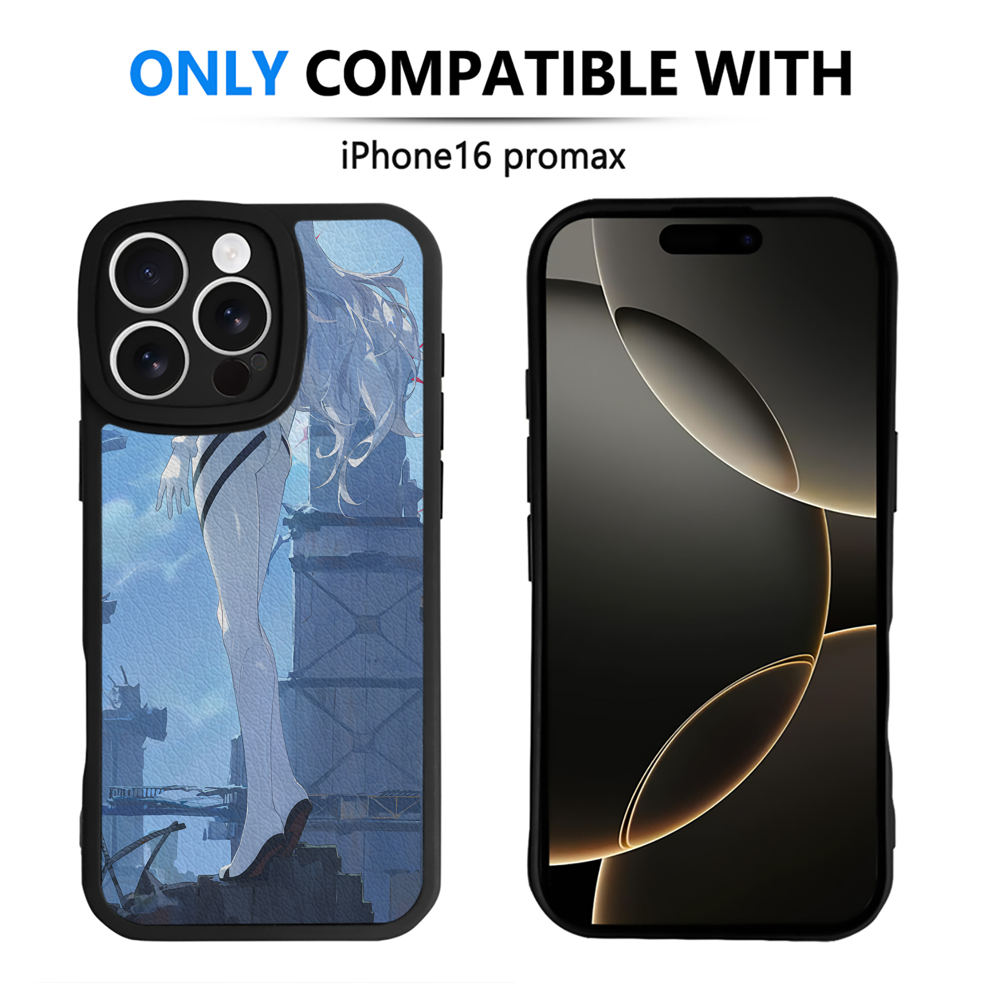 （画像用） EVA 新世紀エヴァンゲリオン 【iPhone 16シリーズ対応】シリコンスマホケース（レザー調） 材質：シリコン